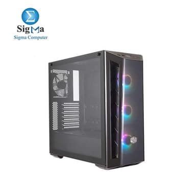 COOLER MASTER MASTERBOX MB520 3FANS ARGB with power supply 600W Elite V3 - View 2
