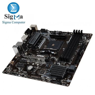 MSI PRO B450M PRO-VDH PLUS AM4 Motherboard - View 2