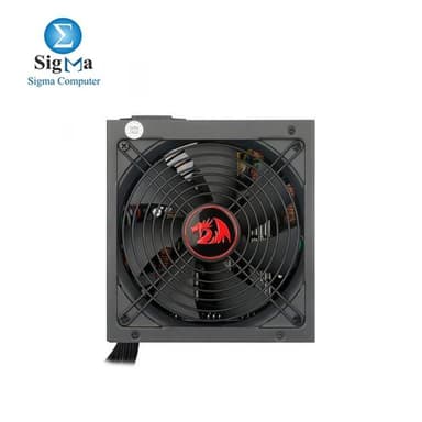 Redragon GC-510 Grindor Side Glass Temp Black+ power supply 600W - View 2