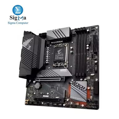 GIGABYTE Intel® B660 AORUS Motherboard with 12*+1+1 Twin Hybrid Phases Digital VRM Design, Fully Covered Thermal Design , 2 x PCIe 4.0 M.2 with Thermal Guard, Intel® 2.5GbE LAN, Rear USB 3.2 Gen 2x2 Type-C®, RGB FUSION 2.0, Q-Flash Plus - View 4