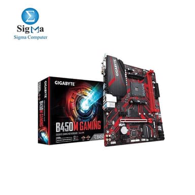 Gigabyte AMD B450M GAMING Gaming Motherboard - View 1