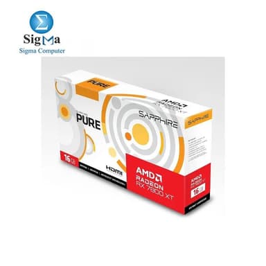 Sapphire Pure AMD Radeon RX 7800 XT Gaming Graphics Card with 16GB GDDR6, AMD RDNA 3 - View 5