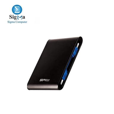 Silicon Power Hard Drive 1TB Armor A80 3.2 Antichoc+Waterproof External - Black - View 1