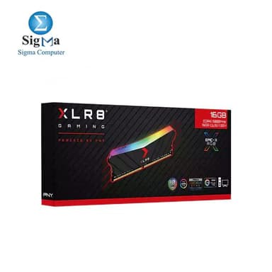PNY 16GB XLR8 Gaming EPIC-X RGB DDR4 3200MHz Desktop Memory - View 1