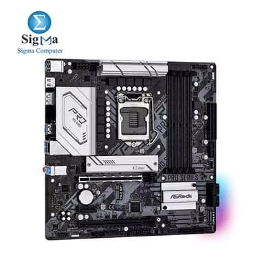 Asrock Intel B560M Pro4 DDR4 OC MotherBoard - View 2