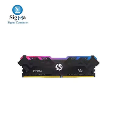 HP V8 RGB RAM, 8GB, 1 x 8GB DDR4, 3200mHz U-dimm, CL16 - View 1