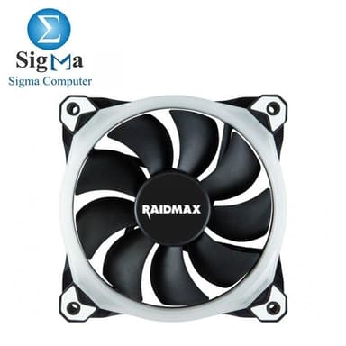 Raidmax RGB Fan NV-R120B 120mm RGB LED Case Fan - View 2