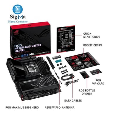 ASUS ROG MAXIMUS Z890 HERO Socket LGA 1851 Motherboard - View 5