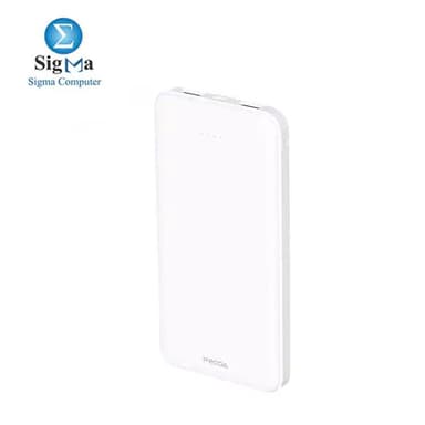 Proda PD-P39 Hujon Series Wired Power Bank, 10000 mAh - White - View 1