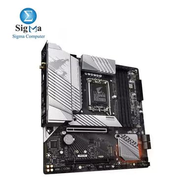 GIGABYTE Intel® B660 AORUS Motherboard with 12*+1+1 Twin Hybrid Phases Digital VRM Design , DDR5 MEMORY Design, Fully Covered Thermal Design , 2 x PCIe 4.0 M.2 with Thermal Guard, Intel® 2.5GbE LAN, WIFI 6 802.11ax, Rear USB 3.2 Gen 2x2 Typ - View 4