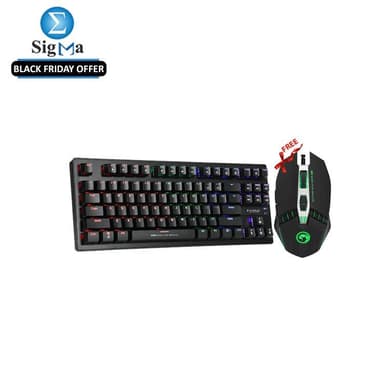 Marvo GAMING Keyboard KG901 + Mouse M112 - View 1