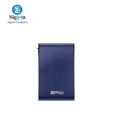 Silicon Power Hard Drive 1TB Armor A80 3.2 Antichoc+Waterproof External - Blue - View 1