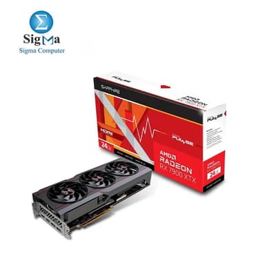 Sapphire Pulse AMD Radeon RX 7900 XTX Gaming Graphics Card with 24GB GDDR6, AMD RDNA 3, Output: 2 x HDMI, 2 x DisplayPort - View 1