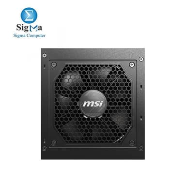 MSI MAG A750GL PCIE5, 750W, 80+ Gold, Full Modular, ATX 3.1, PCIe 5.1 (16-pin 450W), 120mm FDB Fan - View 4