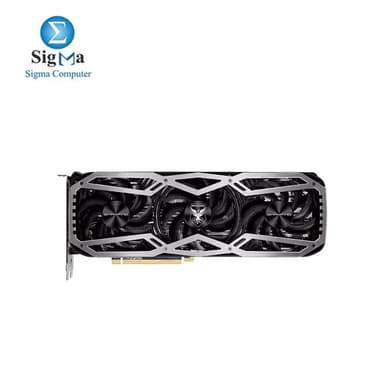 Gainward RTX 3070 Ti Phoenix, 8GB GDDR6X, 1770MHz Boost, 19Gbps, 608GB/s, 2.7-slot cooler, 3x DP 1.4a, 1x HDMI 2.1a, Dual 8-pin - View 5