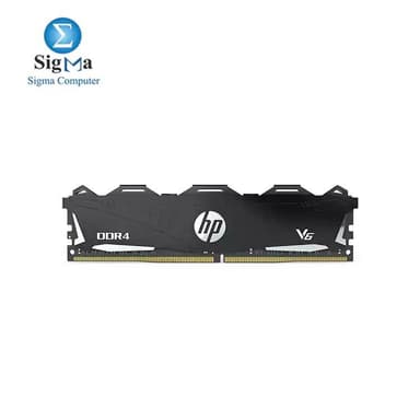 HP V6 DDR4 16GB 3600Mhz CL18 Desktop Gaming Memory with Heatsink BLACK - View 1