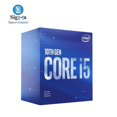 CPU-Intel-Core i5-10400F 6 Core/12 Threads 2.9 GHz (4.3 GHz Turbo) Socket LGA 1200 Processor - View 1