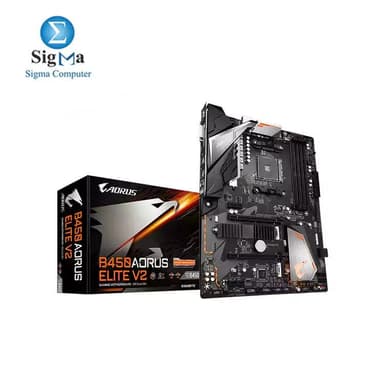 AORUS AMD B450 ELITE v2 Motherboard - View 2