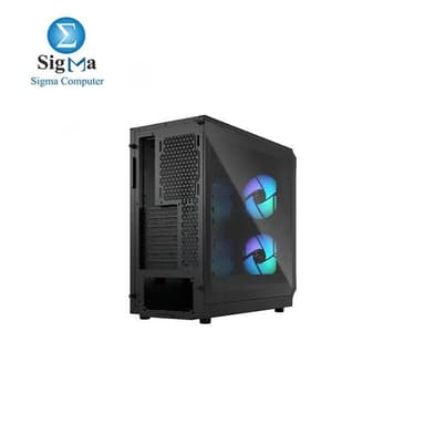 Fractal Design Focus 2 RGB Black TG Clear Tint, mid tower - Tempered Glass - View 5