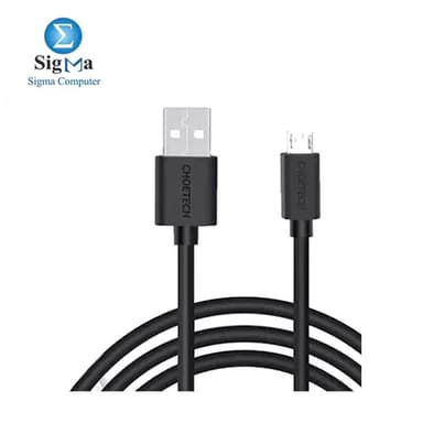 CHOETECH CABLE AB003 USB-A to Micro USB 1.2m Cable BLACK - View 2
