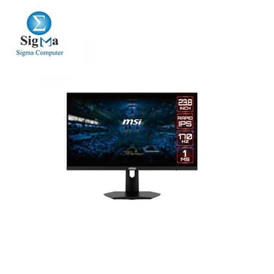MSI G244F 24INCH – 170HZ – 1MS (GTG) – FAST IPS – FHD – FreeSync Premium - View 1