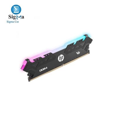HP V8 RGB RAM 8GB 1 x 8GB DDR4 3600mHz U-dimm CL18 - View 2