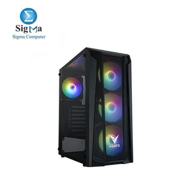 CASE VENTO FSP MESH VG15FE 3Fan+Thermaltake Litepower LTP-0650P-2 650W Power Supply. - View 2