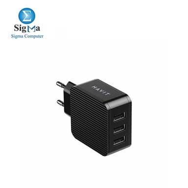HAVIT CHARGE UC117 Three USB travel charger - View 3