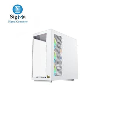 Xigmatek Cubi II arctic Argb Mid Tower Case - View 4