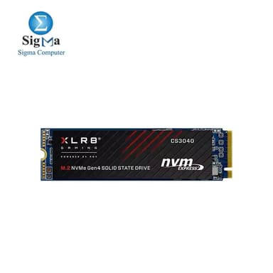 PNY XLR8 CS3040 1TB M.2 NVMe Gen4 x4 Internal Solid State Drive (SSD) 3D Flash Memory - View 2