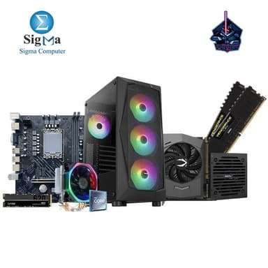 Fighter i3 12100F 3050 8GB -325- ARKTEK H610M - Intel Core I3 12100F - CORSAIR 2x8GB 3200MHz - ZOTAC RTX 3050 8GB - Lexar NM620 256GB - Aerocool FALCON ARGB Case And VX PLUS 600w Psu - Phantom HF-400 RGB - View 1