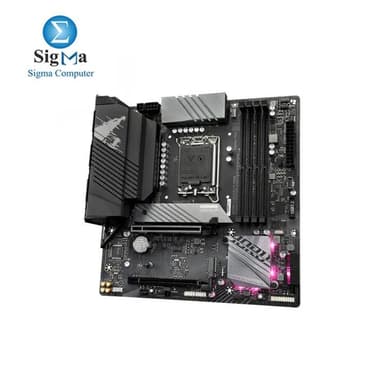 GIGABYTE B760M AORUS ELITE DDR4 Intel LGA 1700 m-ATX Motherboard, 4x DDR4 ~128GB, 2x PCI-E x16, 2x M.2, 4x SATA, 4x USB 3.2, 1x USB-C, 4x USB 2.0 - View 4