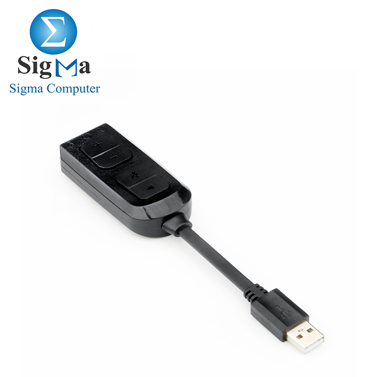 REDRAGON CIRCE USB TO 3.5MM JACK ADAPTER VOLUME AND MUTE CONTROLS     BLACK ha100