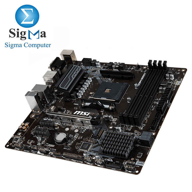 MSI PRO B450M PRO-VDH PLUS AM4 Motherboard