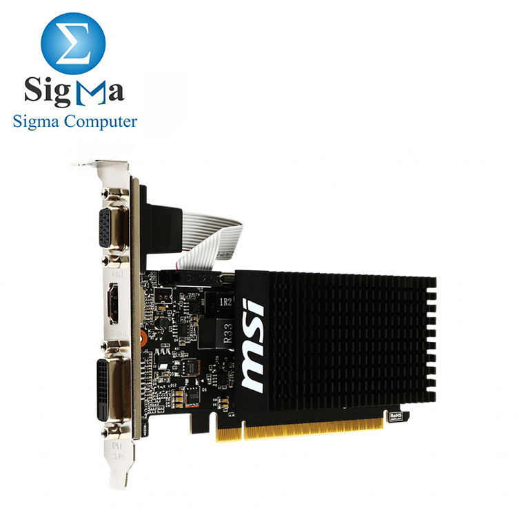 MSI GeForce GT 710 2GD3H LP  64-Bit DDR3 Video Card