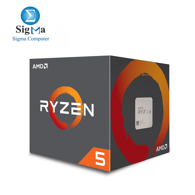 CPU-AMD-RYZEN 5 1600 Processor with Wraith Spire Cooler  YD1600BBAEBOX 