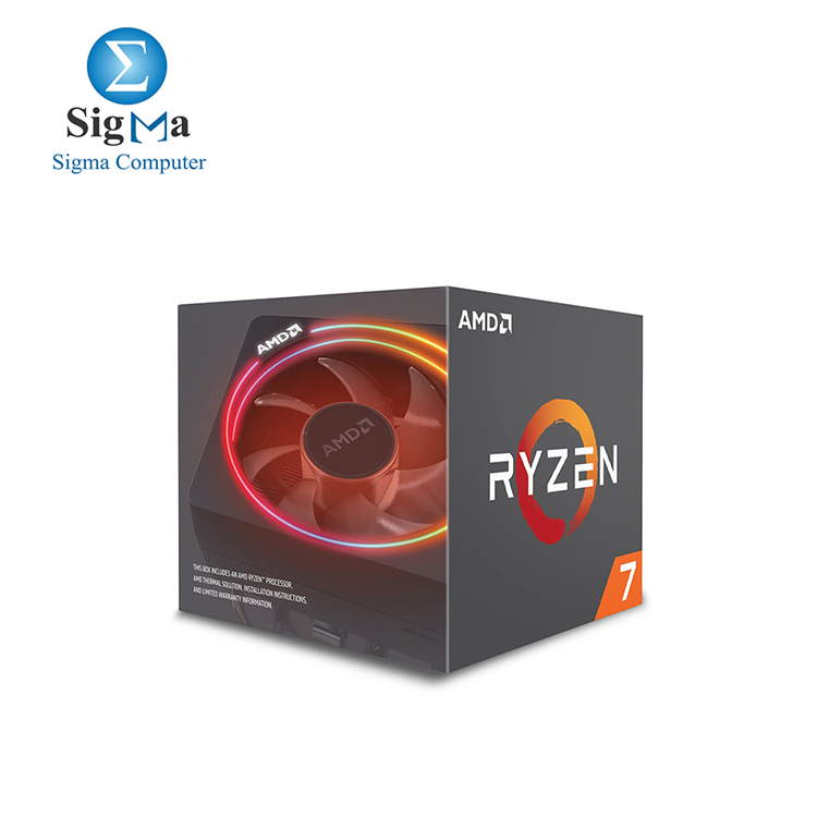 CPU-AMD-RYZEN 7 2700X Processor With Wraith Prism LED Cooler - YD270XBGAFBOX