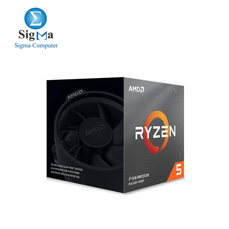 CPU-AMD-RYZEN 5 3600X 6-Core  12-Thread Desktop Processor with Spire Cooler