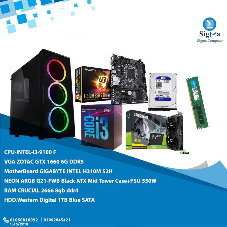 Bundle INTEL I3 9100 F