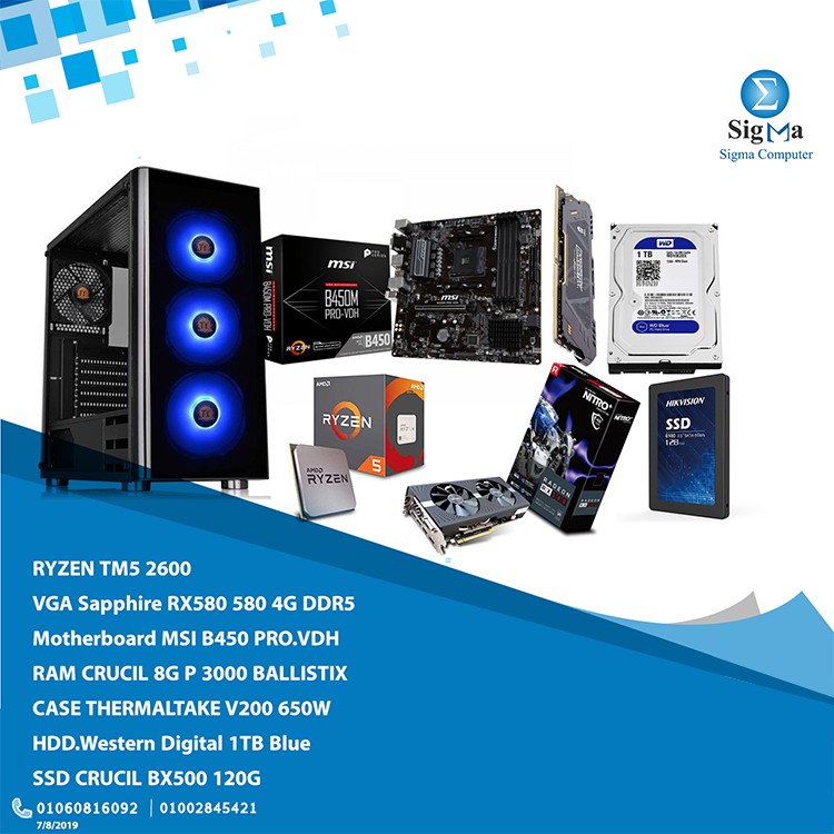 Bundle Ryzen TM5 2600