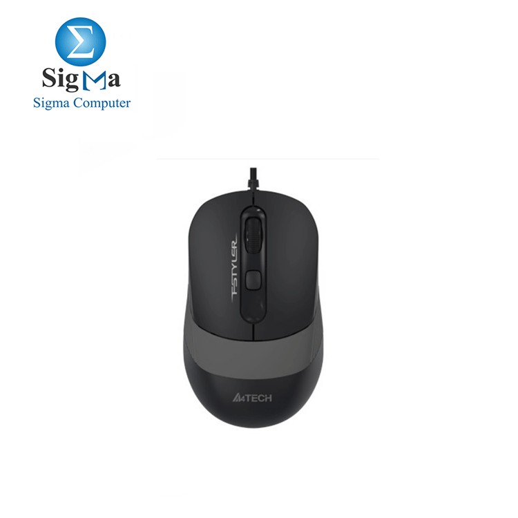 A4tech Fstyler FM10  Grey  Optical Wired Mouse