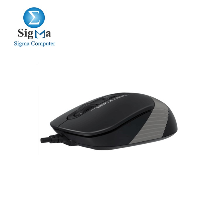 A4tech Fstyler FM10  Grey  Optical Wired Mouse