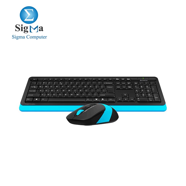 KB+Mouse A4tech Wireless Fstyler FG1010 BLUE