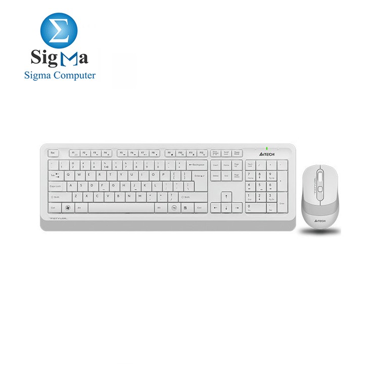 KB+Mouse A4tech Wireless Fstyler FG1010 WHITE