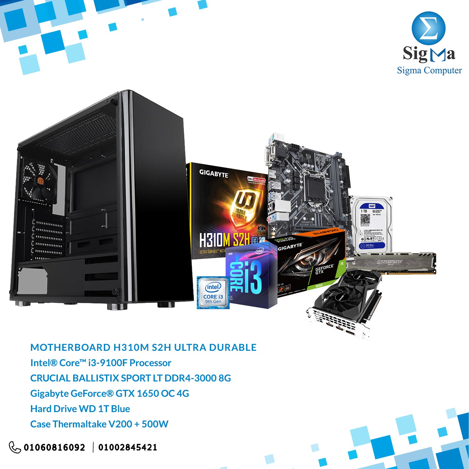 Bundle H310M i3-9100 