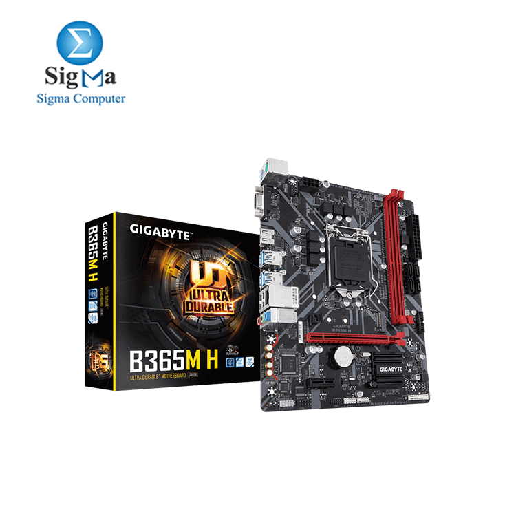 GIGABYTE B365M H Ultra Durable motherboard 