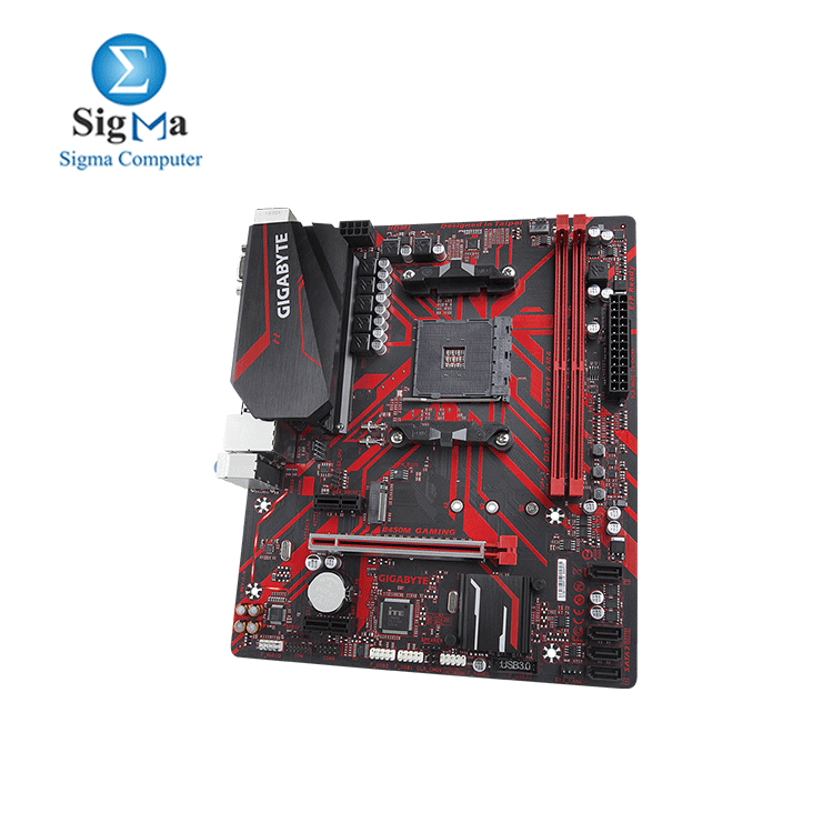 Gigabyte AMD B450M GAMING Gaming Motherboard 