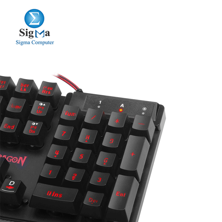  Redragon Yaksa K505 USB Gaming Keyboard  Black  