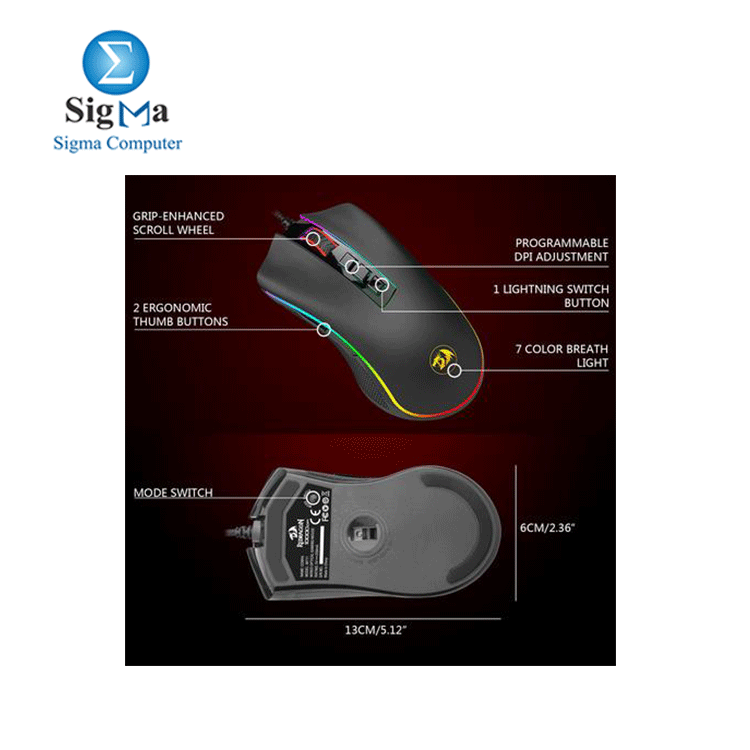 Redragon M711 COBRA -FPS Flawless sensor Gaming Mouse