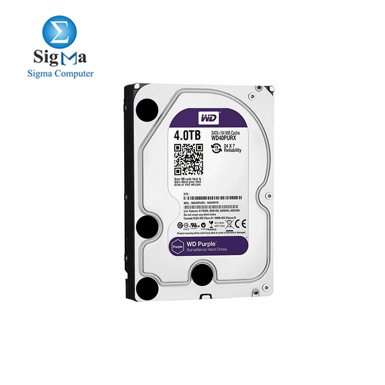 Western Digital Internal Purple - 4TB